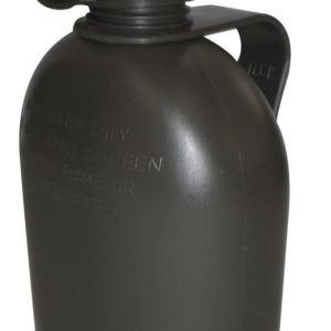 Milspec Canteen w/Belt Clip, 1 quart (U.S)