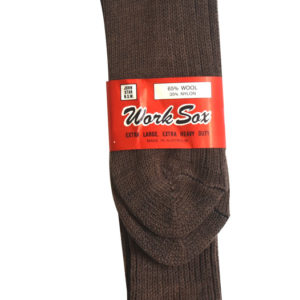 Brown Work Boot Sock