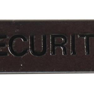 “Security” Bar Badge